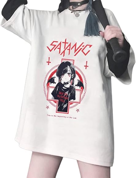 Amazon | [Taiko] 病みかわいい Tシャツ 地雷系 原宿系 ファッション | Tシャツ・カットソー 通販